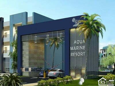 Aquamarine resort real estate project Layout view