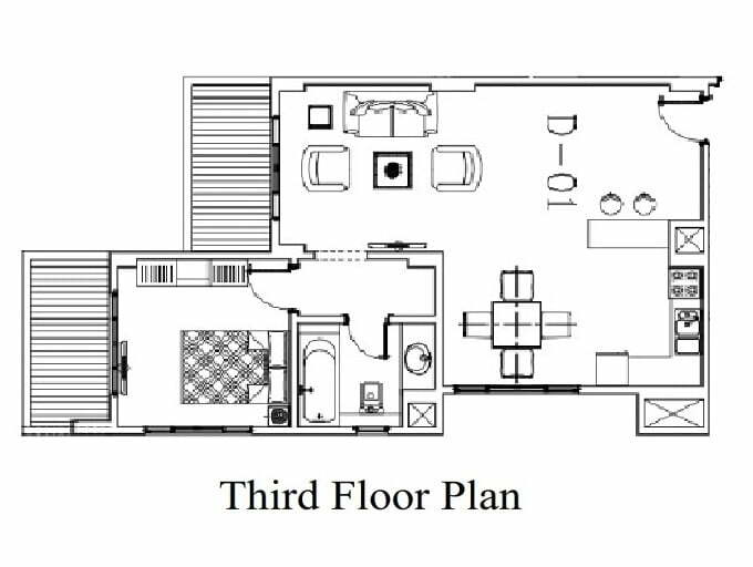 100M² T Floor 1 Bedroom D1 Royal Residence 6