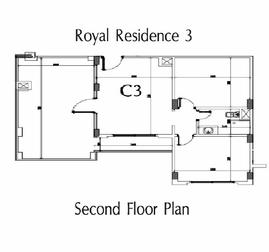 115M%C2%B2 S Floor 2 Bedroom C3 Royal Residence 3 1