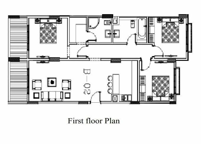 140M² F Floor 3 Bedroom B2 Royal Residence 6