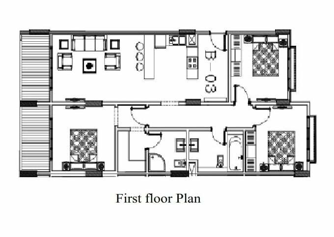 140M² F Floor 3 Bedroom B3 Royal Residence 6