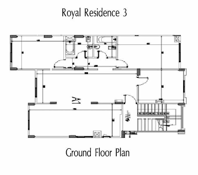 190M² G Floor 3 Bedroom A1 Royal Residence 3