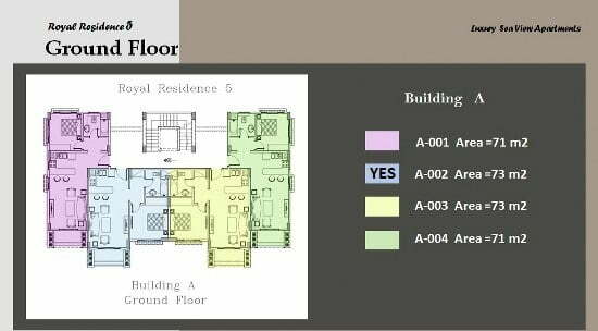 73M%C2%B2 G Floor 1 Bedroom A2 Royal Residence 5
