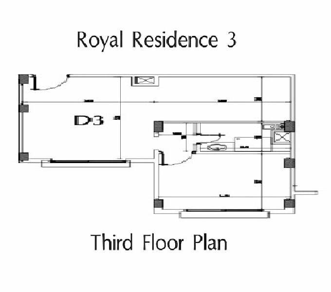 75M%C2%B2 T Floor 1 Bedroom D3 Royal Residence 3 1