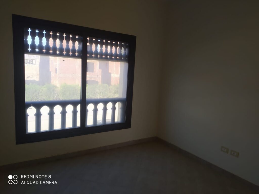 Modern unfurnished studio with balcony at A Golf Heights residence. With air condition in the room. The project is located in the Nabq Bay area of Sharm El Sheikh